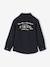Long-sleeved lined shirt for boys marl grey 