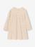 3-piece dress set for girls ecru+mauve 