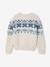 Jumper Jacquard  for boys white 