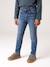 Slim-fit jeans for girls light blue+medium blue 
