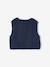 Dress and gilet set for girls slate blue 