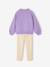 Sweatshirt and leggings set for girls ecru 