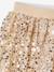 Sequin skirt for girls gold 