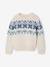 Jumper Jacquard  for boys white 