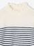 High-neck jumper for girls ecru 
