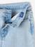 Wide-leg jeans for girls bleached denim 
