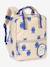 Square backpack for kids LASSIG blue+rose 