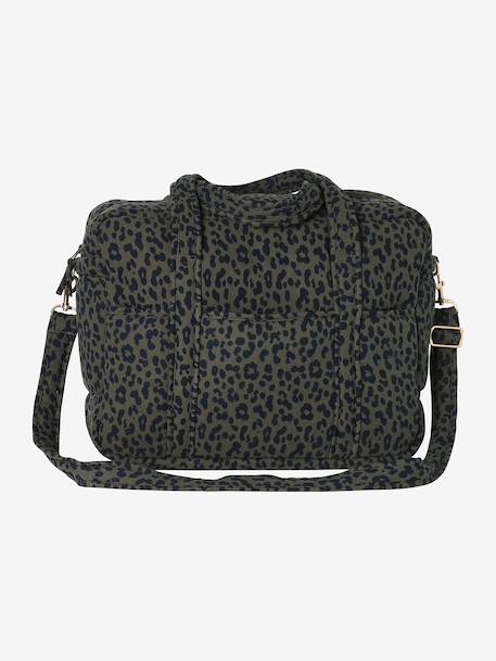 Leopard 24 or 48-Hour Changing Bag, ENVIE DE FRAISE beige+khaki 