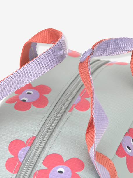 Square backpack for kids LASSIG blue+rose 