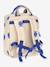 Square backpack for kids LASSIG blue+rose 