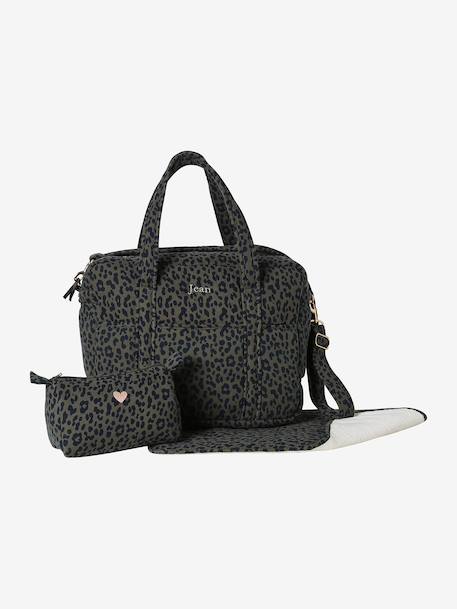 Leopard 24 or 48-Hour Changing Bag, ENVIE DE FRAISE beige+khaki 