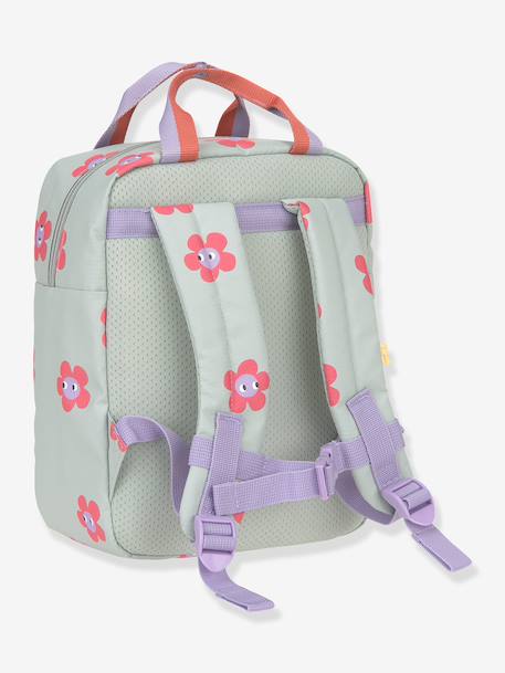 Square backpack for kids LASSIG blue+rose 