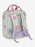 Square backpack for kids LASSIG blue+rose 