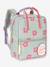 Square backpack for kids LASSIG blue+rose 