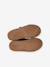 Hook-&-Loop Trainers in Leather for Boys beige+khaki+navy blue 