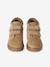 Hook-&-Loop Trainers in Leather for Boys beige+navy blue 