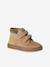 Hook-&-Loop Trainers in Leather for Boys beige+navy blue 