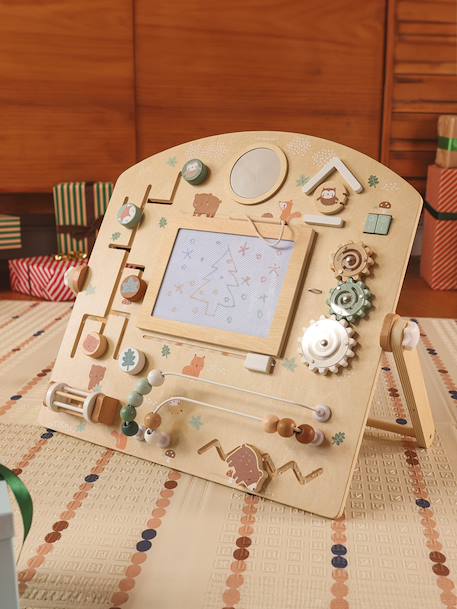 Activity board with GREEN FOREST magic blackboard in FSC® wood wood 