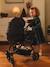 3-in-1 doll pram black 