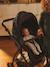 3-in-1 doll pram black 