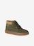 High-Top Leather Trainers with Laces, for Boys beige+khaki+navy blue 
