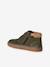 High-Top Leather Trainers with Laces, for Boys beige+khaki+navy blue 