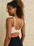 Bra with Lace Detail, for Maternity & Nursing Black+Pink+WHITE LIGHT SOLID 