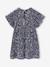 Girl's velvet and sequin dress red+rose+silver 