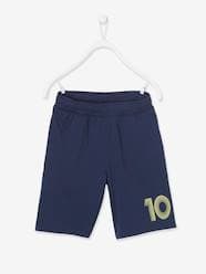 -Number 10 Sports Shorts in Techno Material for Boys