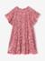 Girl's velvet and sequin dress red+rose+silver 