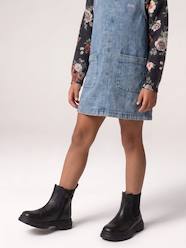 Shoes-Girls Footwear-Girls' elasticated and zipped leather boots