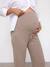 Maternity yoga-style trousers beige 