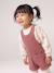 Baby girls sweatshirt and pinafore shorts set old rose 