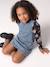 Pinafore dress for girls medium blue 