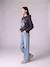 Hooded Lilo and Stitch sweatshirt for girls anthracite 