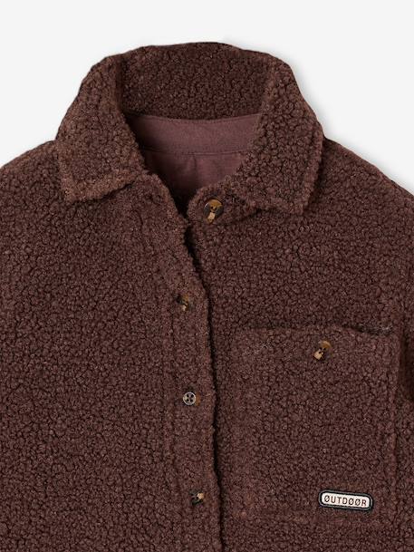 Sherpa Shirt for Boys ecru+hazel 