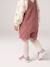 Baby girls sweatshirt and pinafore shorts set old rose 