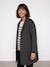 Maternity and baby carrier coat anthracite 