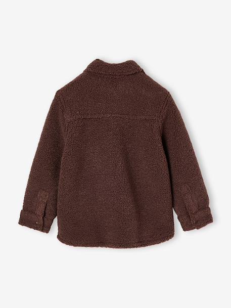 Sherpa Shirt for Boys ecru+hazel 