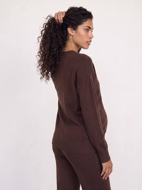 Maternity trouser set chocolate 