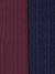 Pack of 2 Pairs of Fancy Knit Tights for Girls navy blue+plum 