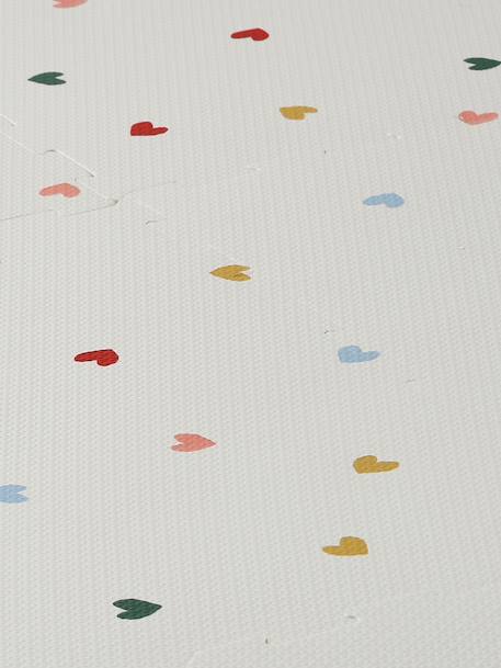 Large 9 Tile Foam Mat beige+ecru+mauve+multicoloured+rose 