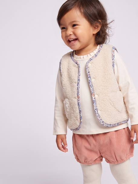 4-piece set for baby girls apricot 