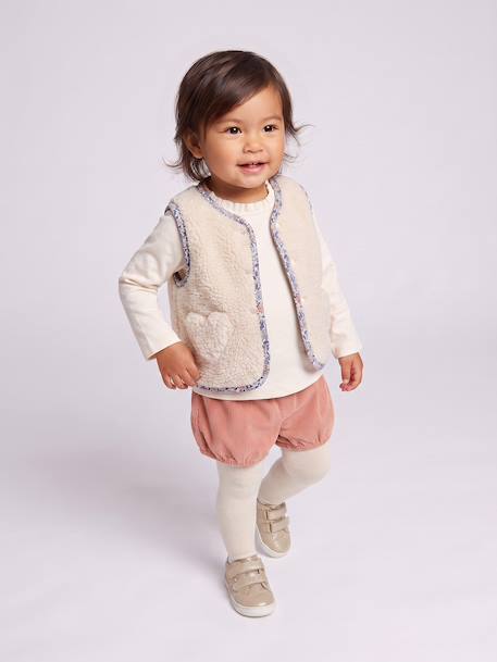 4-piece set for baby girls apricot 