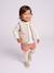4-piece set for baby girls apricot 