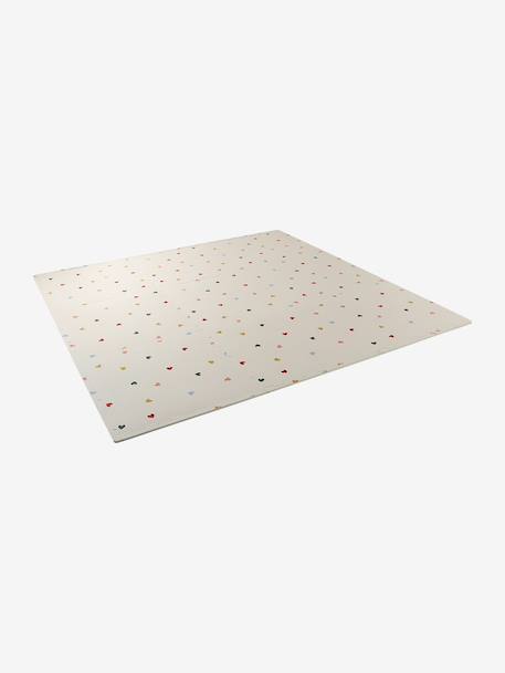 Large 9 Tile Foam Mat beige+ecru+mauve+multicoloured+rose 