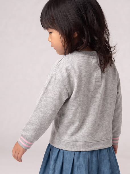 Dress with long sleeves for baby girls stone 