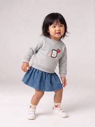 Dress with long sleeves for baby girls
