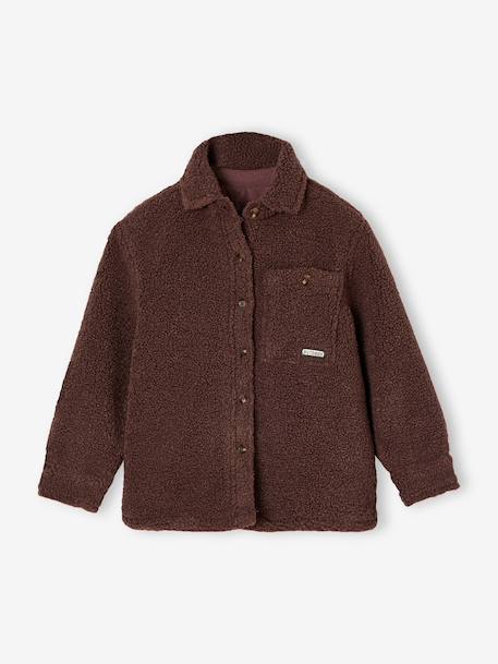 Sherpa Shirt for Boys ecru+hazel 