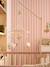 Wooden and rattan musical mobile beige 